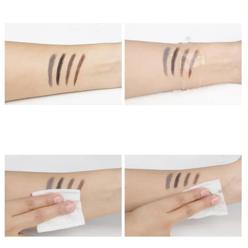 Ultra-Fine Double-Ended Eyebrow Pencil with Triangle Tip & Brow Brush – Long-Lasting Natural Brows